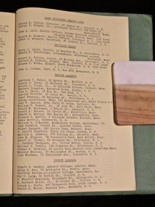 The Masqua, Published by the Boys of Camp Belknap on Lake Winnipesaukee