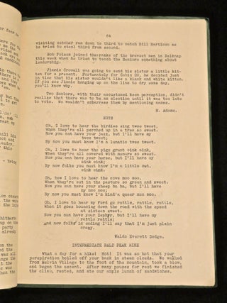 The Masqua, Published by the Boys of Camp Belknap on Lake Winnipesaukee