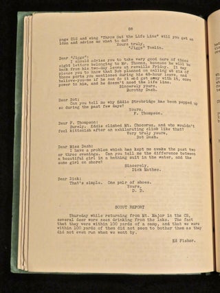 The Masqua, Published by the Boys of Camp Belknap on Lake Winnipesaukee