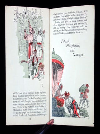 The importance of Fertilizer told in The Three Brothers: Phosphorus, Potash, and Nitrogen, A Tale from the Arabian Nights which may still be experience at the present day