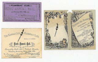 Item #29001223 Invitation, Ticket and Dance Card for First Annual Kansas City Flambeau Club