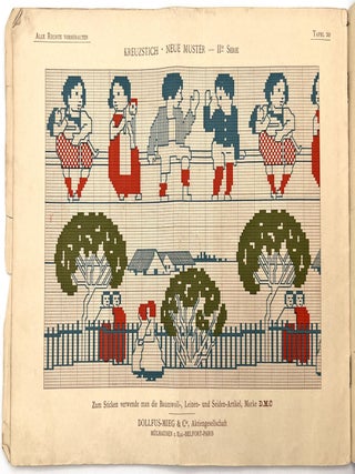 D.M.C. Cross Stitch Design Booklet -- Bibliothek D.M.C. Kreuzstich Neue Muster (IIte Serie)