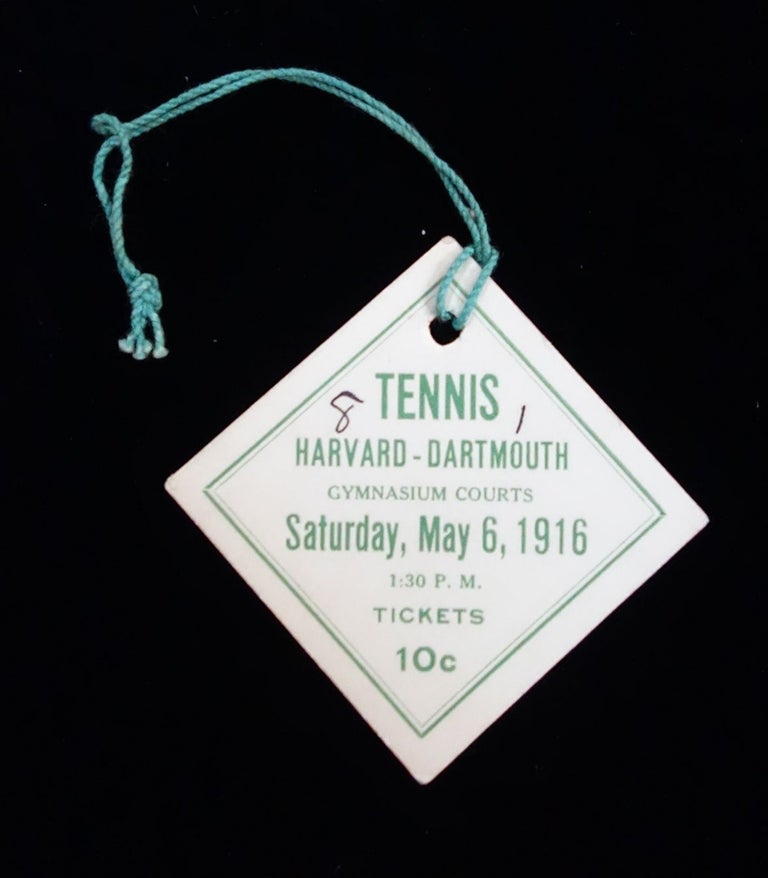 Item #29001430 Ticket for the Harvard-Dartmouth Tennis Match