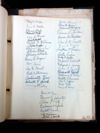 A Teacher's Retirement Memoir Book belonging to Rose A. Maguire