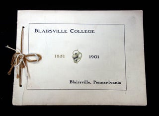 Promotional Brochure -History Blairsville College for Women from 1851-1901 -