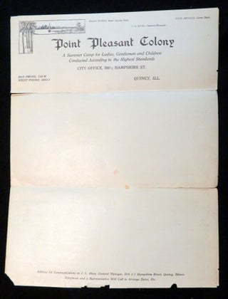 Item #29001727 Point Pleasant Colony Letterhead and Promotional Material