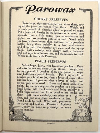 Parowax for Preserving