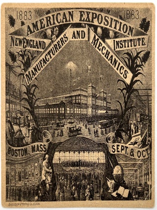 Item #29001923 Advertisement for the American Exposition, New England Manufacturers' and...