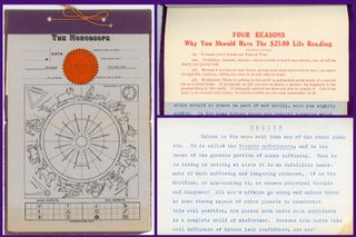 Item #29001928 The Horoscope Prepared for George A. Coffman, Ft. Worth TX
