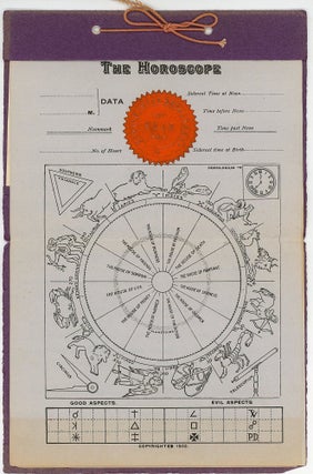 The Horoscope Prepared for George A. Coffman, Ft. Worth TX