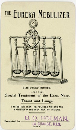 Item #29001952 Promotional Card - The Eureka Nebulizer - Special Treatment of the Ears, Nose,...