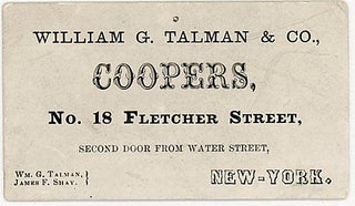 Item #29001979 William G. Talman & Co. - Coopers