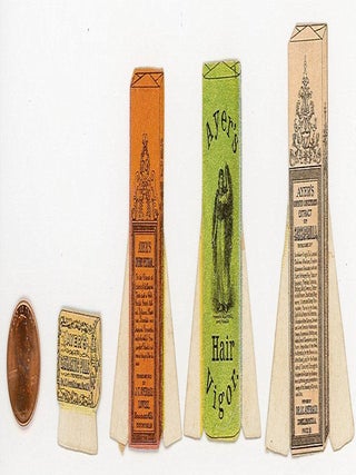 Item #29004726 Miniature Die-cut Advertising Cars - Ayer's Patent Medicines