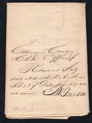 Cattaraugus County Real Estate Contract Between Moses and Emma R. Beecher and Isaac Curry