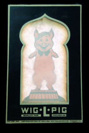 Movable Wiggling Pig, 1934 Chicago's World Fair