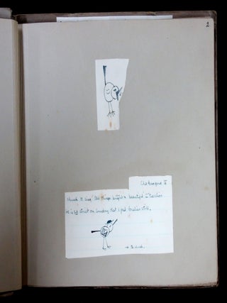 Joan and Nan's Book Of Cho and Patricia, Hand-drawn Anthropomorphic Drawings, a collection of picture stories about a pig and a bird