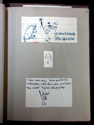 Joan and Nan's Book Of Cho and Patricia, Hand-drawn Anthropomorphic Drawings, a collection of picture stories about a pig and a bird