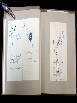 Joan and Nan's Book Of Cho and Patricia, Hand-drawn Anthropomorphic Drawings, a collection of picture stories about a pig and a bird