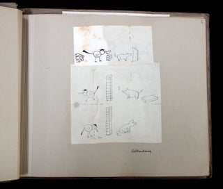 Joan and Nan's Book Of Cho and Patricia, Hand-drawn Anthropomorphic Drawings, a collection of picture stories about a pig and a bird