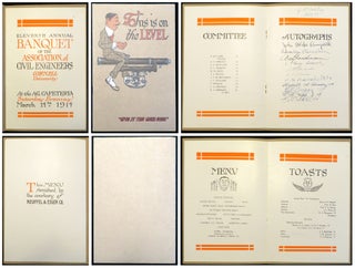 Item #29012521 This Is On The Level : A Menu & Program for the Eleventh Annual Banquet of the...