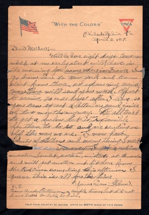 A Collection of Letters from Pvt. Glenn H. Jones, a WWI Naval Plane Repairman