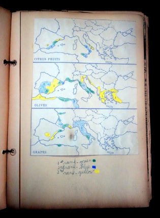 School Assignment of a Scrap Book of a "European Tour"