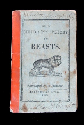 Married Chap Book: Children's History of Beasts, No. 3 and Children's History of Beasts, Advice, and Select Hymns