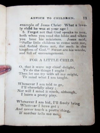 Married Chap Book: Children's History of Beasts, No. 3 and Children's History of Beasts, Advice, and Select Hymns