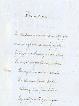 Item #29016425 I Never Dance, An Original Poem