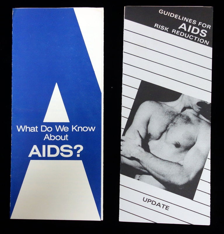 Item #29017057 2 Pamphlets - "What Do We Know About AIDS?" and "Guidelines for AIDS Risk Reduction - Update"