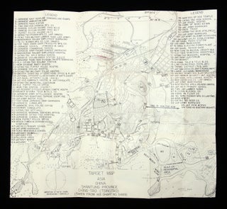 Item #29017128 World War II Allied Target Map of Qingdao (Tsingtao), China