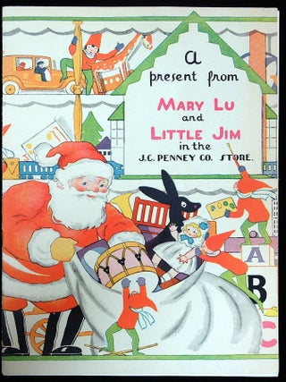 A Present from Mary Lu and Little Jim - JC Penney promotional activity book for children - Christmas