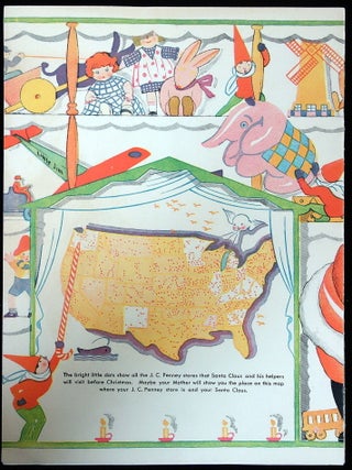 A Present from Mary Lu and Little Jim - JC Penney promotional activity book for children - Christmas