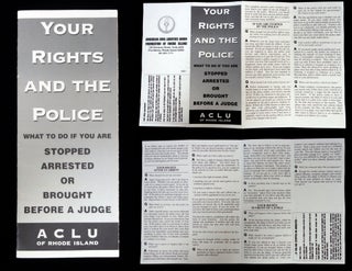 Item #29017240 Your Rights and the Police, an ACLU Pamphlet