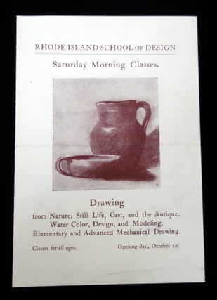 Rhode Island School of Design Saturday Morning Class Brochure
