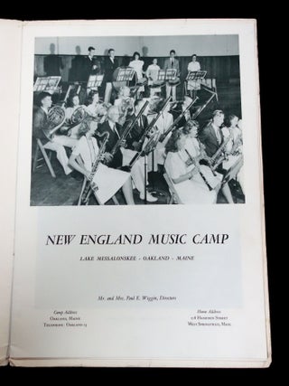 Brochure for New England Music Camp
