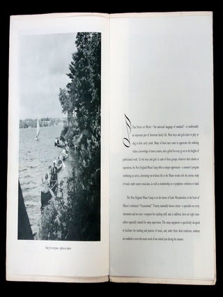 Brochure for New England Music Camp