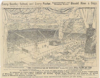 Flyer for the The Tabernacle of Witness, An Engraving