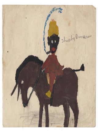 Item #29020384 "This is big Ben Green" - Original Artwork by a Child
