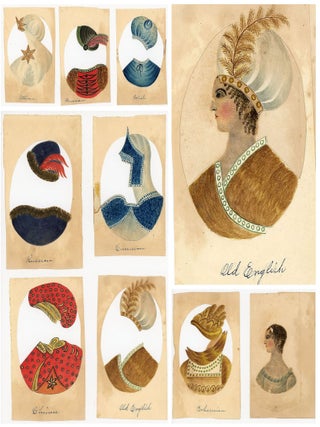 Item #29020759 Handmade Pith Paper Woman with Overlay Costumes - 8 Nationalities