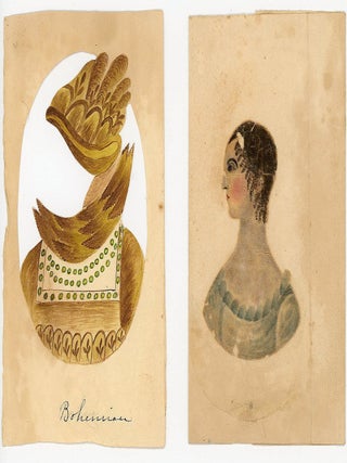 Handmade Pith Paper Woman with Overlay Costumes - 8 Nationalities