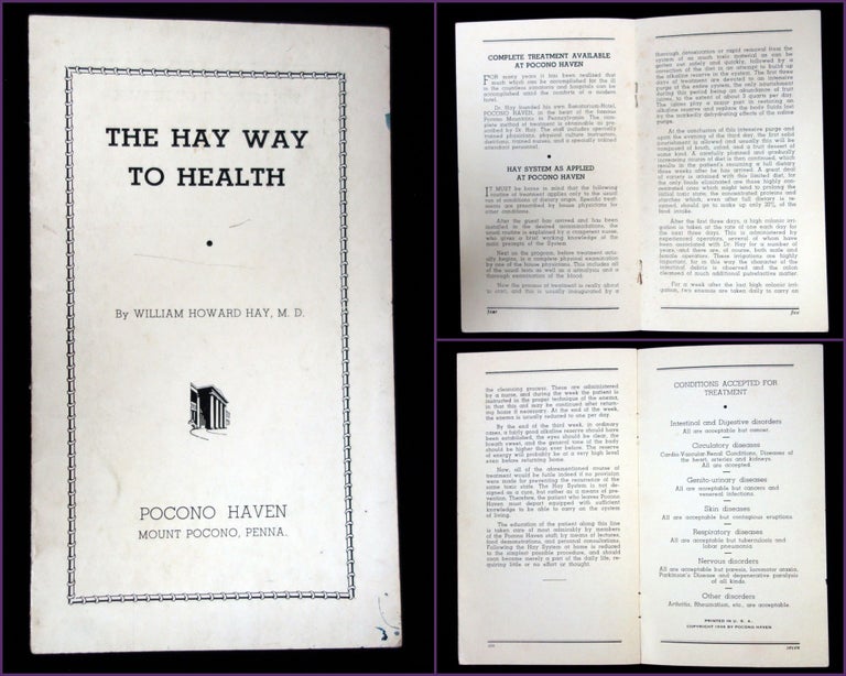 Item #29100221 The Hay Way to Health. William Howard Hay.