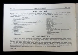 Camp Spaulding Brochure