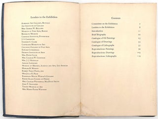 Catalog, George Bellows Memorial Exhibition, 1925