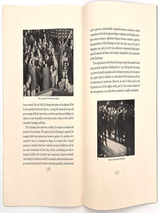 1936 Promo Book, “New York Stock Exchange”