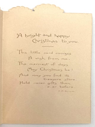 C1870s German Friendship Card w Hidden Message behind Victorian Scrap of Foppish Suitor