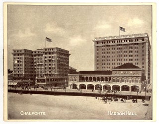 Lots of Atlantic City Hotel Viewbooks, Menu, c1900-1915