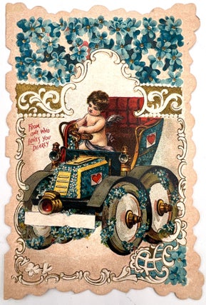 Item #55674 Cherub Driving a Love Chariot