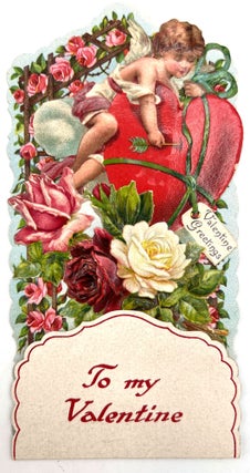 Item #55733 Cupid Playing the Heart with Broken Arrow