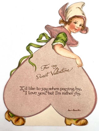 Item #55755 Nister - Dutch Girl with Valentine Message
